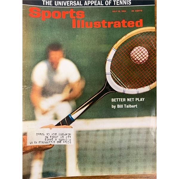 Sports Illustrated Magazine 1964 Bill Talbert Issue