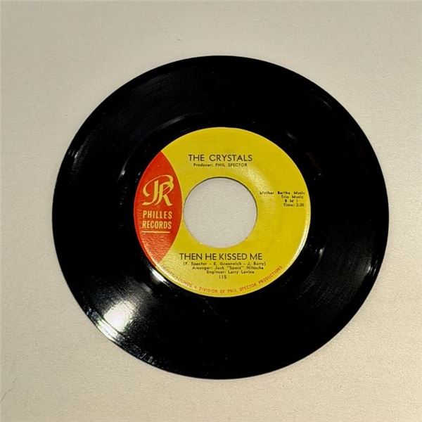 The Crystals Then He Kissed Me 45 Album