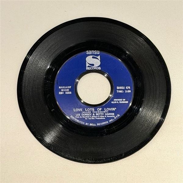 Lee Dorsey and Betty Harris Love Lots of Lovin 45 Album