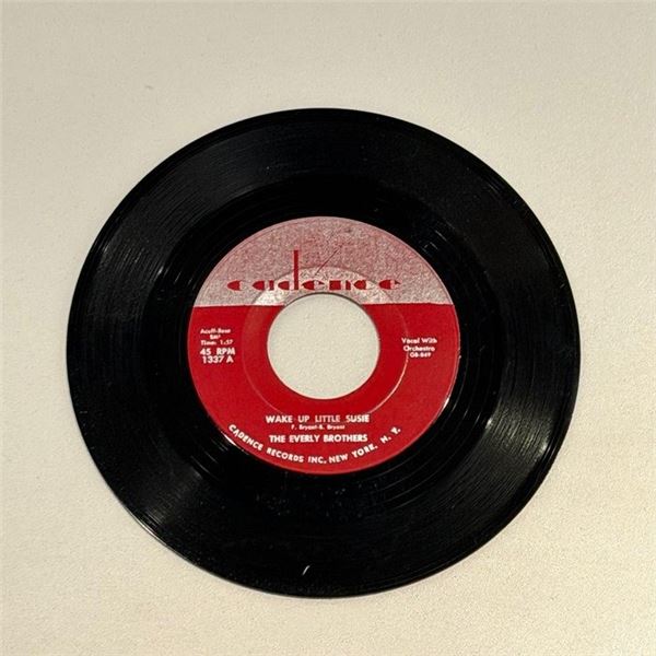 The Everly Brothers Wake Up Little Susie 45 Album