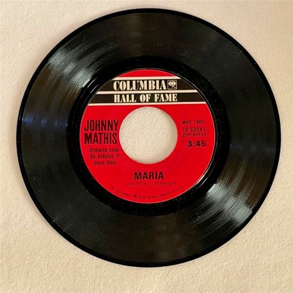Johnny Mathis Maria 45 Album