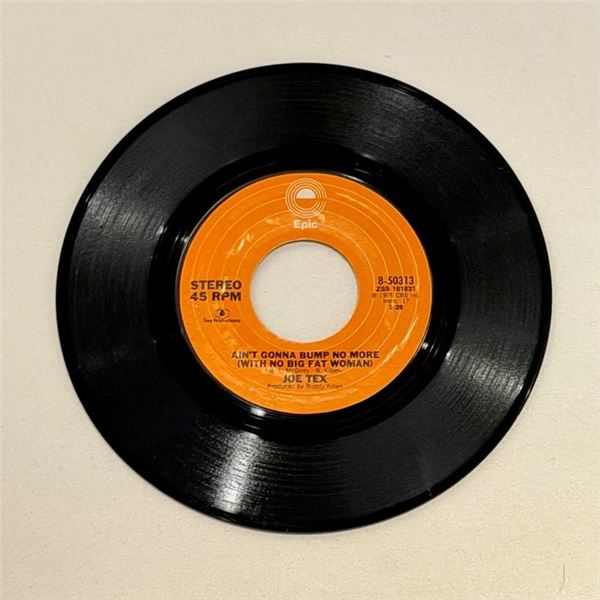 Joe Tex Ain't Gonna Bump No More 45 Album