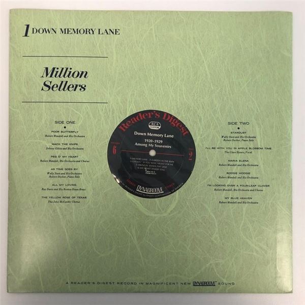 Down Memory Lane Million Sellers Album