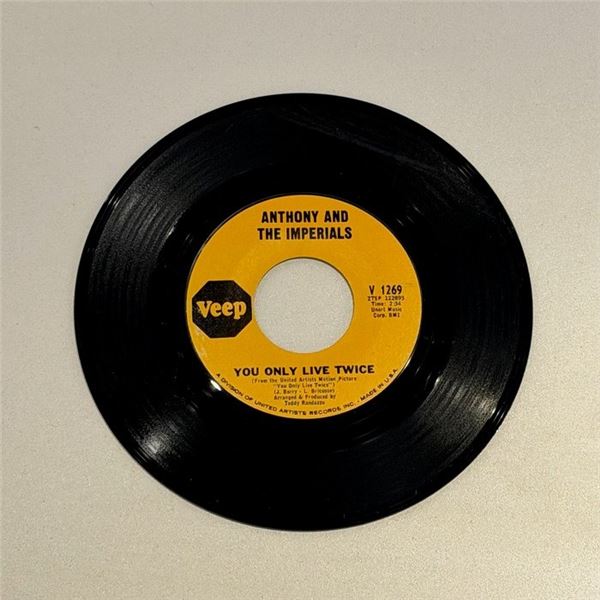 Anthony and the Imperials You Only Live Twice 45 Album