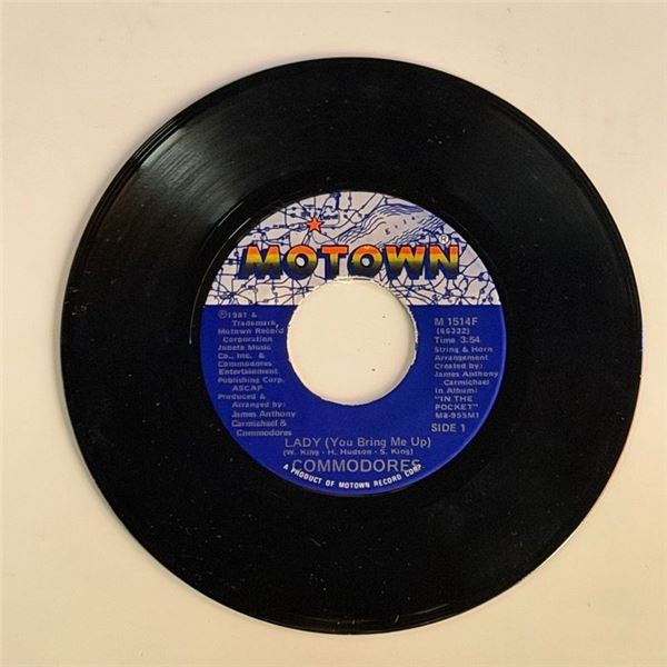 The Commodores Lady 45 Album