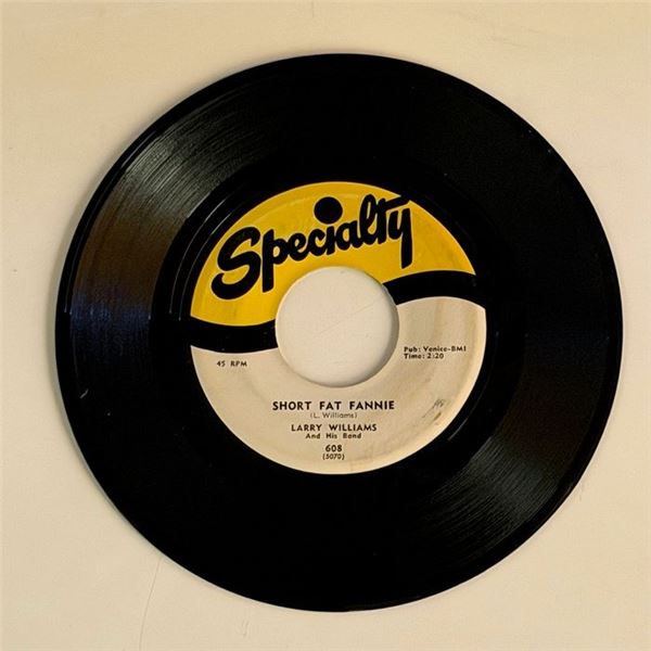 Larry Williams Short Fat Fannie 45 Album