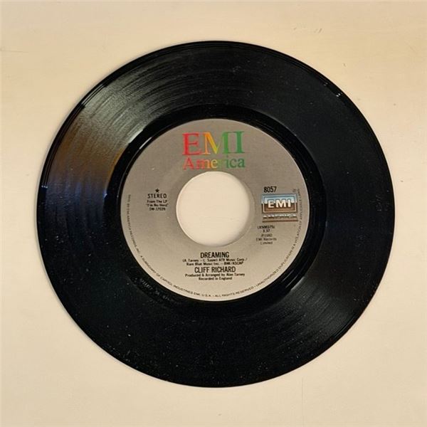 Cliff Richard Dreaming 45 Album
