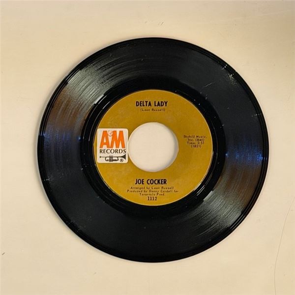 Joe Cocker Delta Lady 45 Album