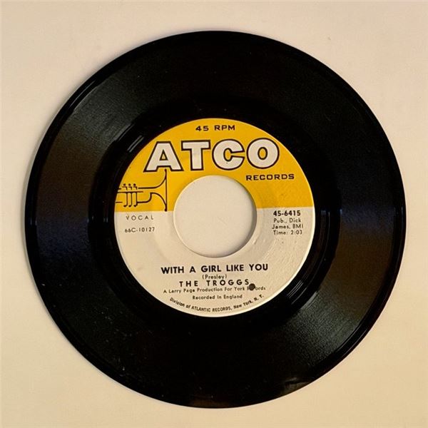 The Troggs With A Girl Like You 45 Album