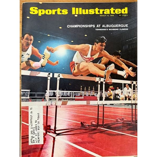 Sports Illustrated Magazine 1966 Richmond Flowers Issue