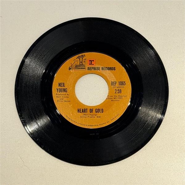 Neil Young Heart of Gold 45 Album