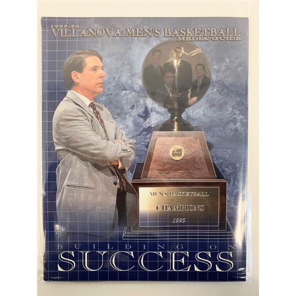 1995-6 Villanova Men's Basketball Media Guide