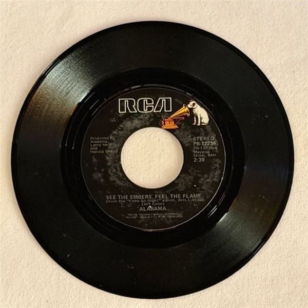 Alabama See The Embers Feel The Flame 45 Album