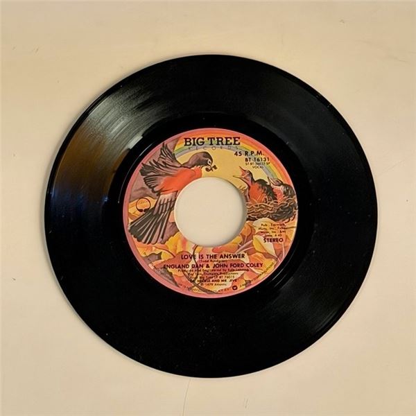 England Dan and John Ford Coley Love is the Answer 45 Album