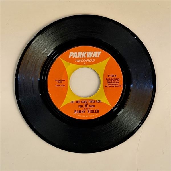 Bunny Sigler Let the Good Times Roll 45 Album