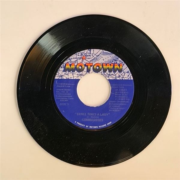 The Commodores Three Times A Lady 45 Album