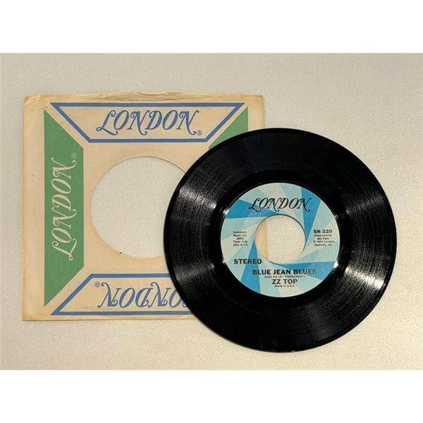 ZZ Top Blue Jean Blues 45 Album