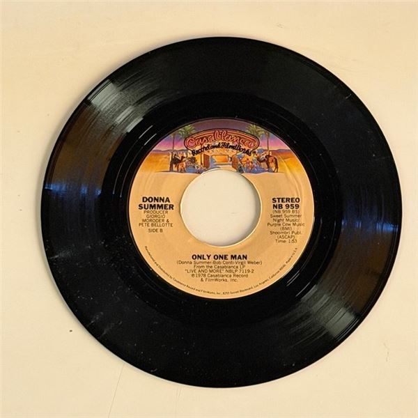 Donna Summer Only One Man 45 Album