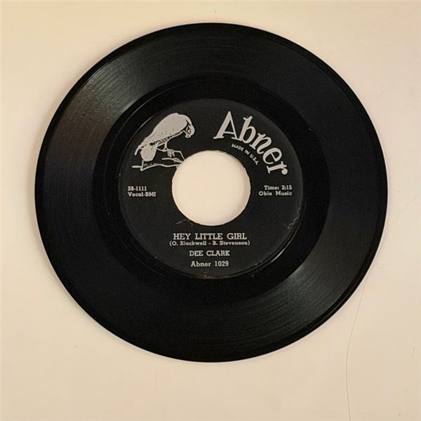 Dee Clark Hey Little Girl 45 Album