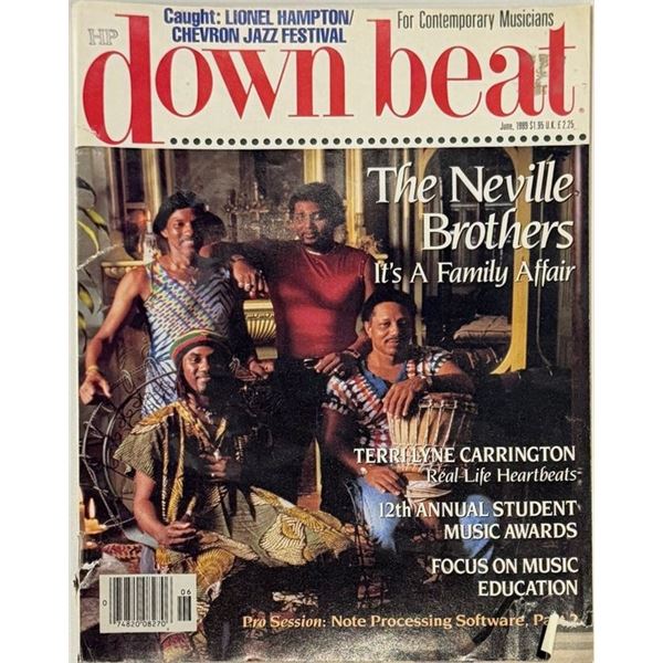 Down Beat Magazine June 1989 The Neville Brothers