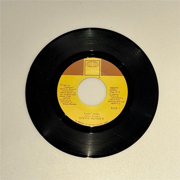 Stevie Wonder That Girl 45 Album