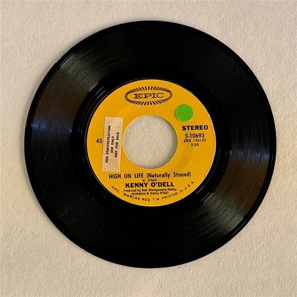 Kenny O'Dell High on Life 45 Album