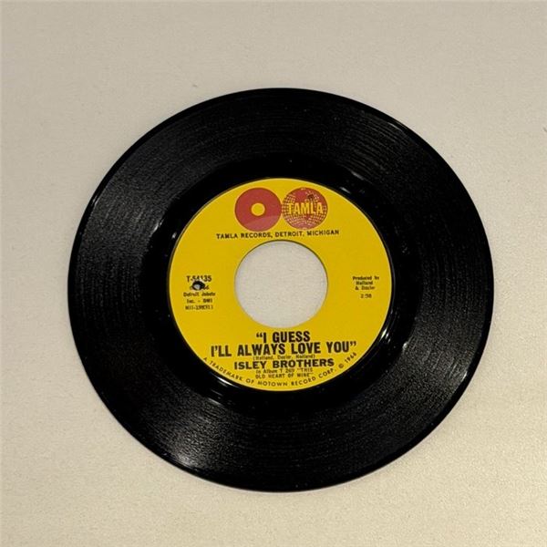 Isley Brothers I Guess I'll Always Love You 45 Album