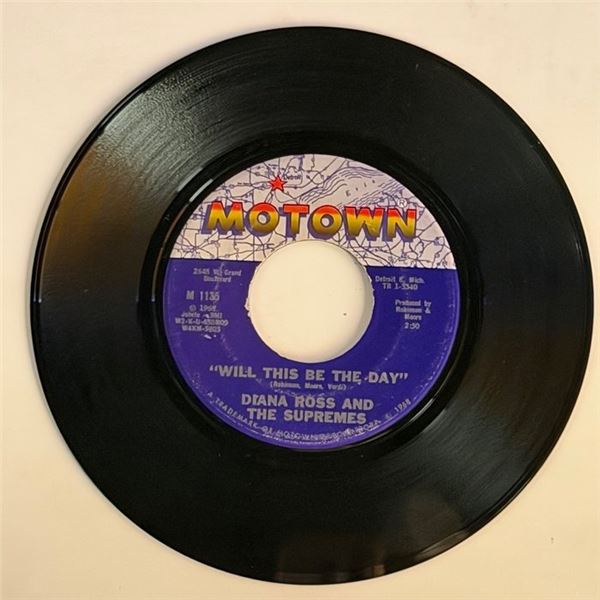 Diana Ross and the Supremes Will This Be the Day 45 Album