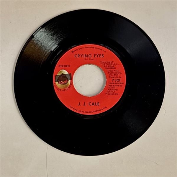 JJ Cale Crying Eyes 45 Album