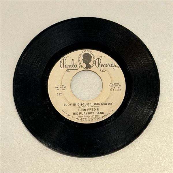 John Fred and His Playboy Band Judy In Disguise 45 Album