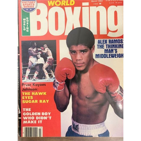 World Boxing Magazine 1982 Alex Ramos Issue