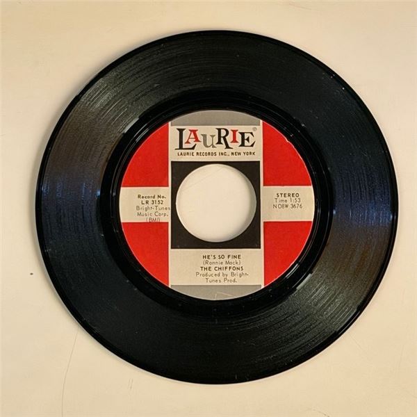 The Chiffons He's So Fine 45 Album
