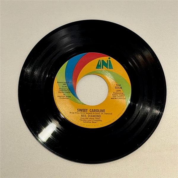 Neil Diamond Sweet Caroline 45 Album