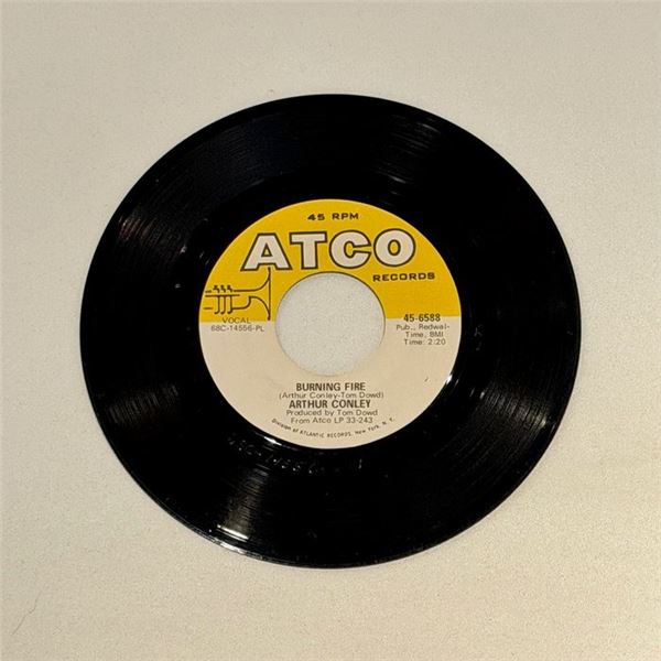 Arthur Conley Burning Fire 45 Album