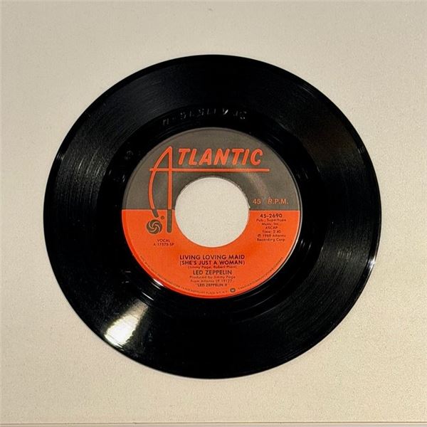 Led Zeppelin Living Loving Maid 45 Album