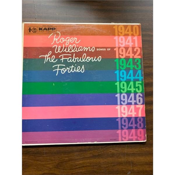 Songs Of The Fabulous Forties Roger Williams Album