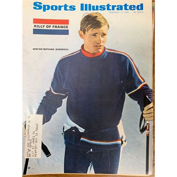Sports Illustrated Magazine 1966 Jean-Claude Killy Issue
