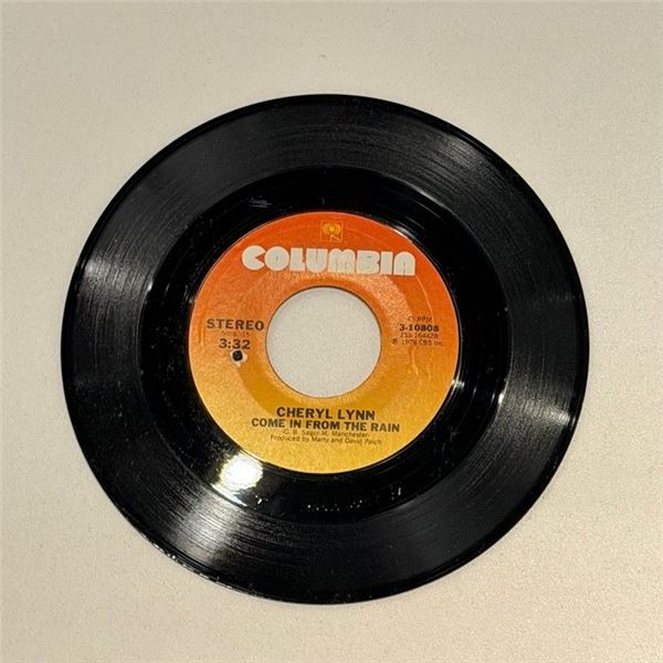 Cheryl Lynn Come In From the Rain 45 Album