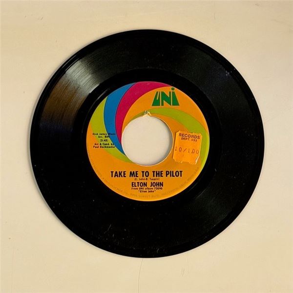 Elton John Take Me to the Pilot 45 Album