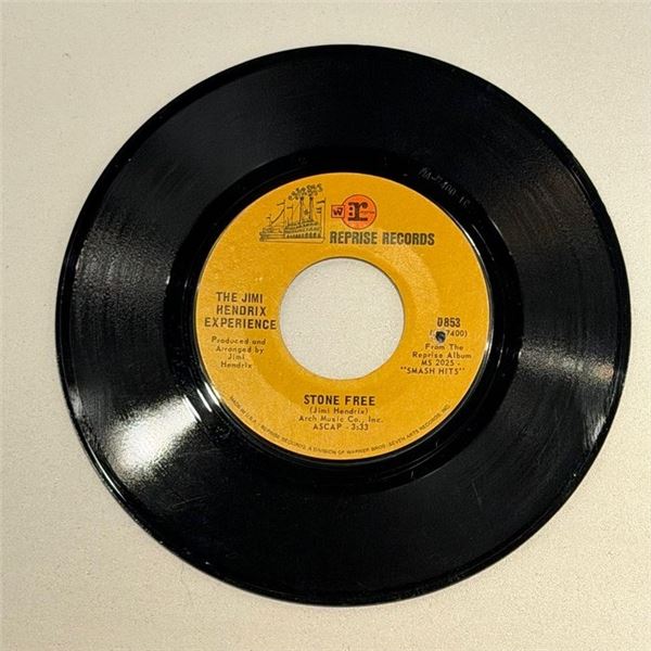 The Jimi Hendrix Experience Stone Free 45 Album