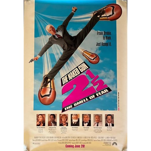 Naked Gun 2 1/2 The Smell of Fear 1991 original movie poster