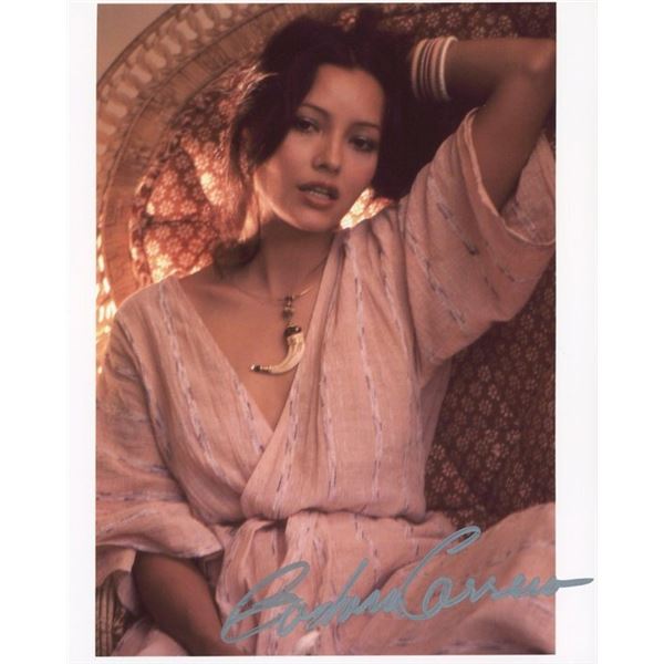 Bond Girl Barbara Carrera signed photo