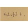 Image 1 : Douglas Fairbanks signature slip