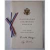 Image 1 : Inauguration Program signed by Ronald Reagan & George Bush.