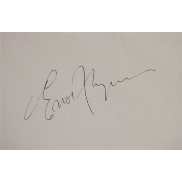 Errol Flynn signature slip
