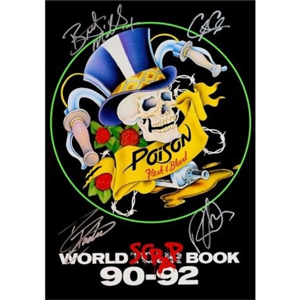 Poison signed tour book