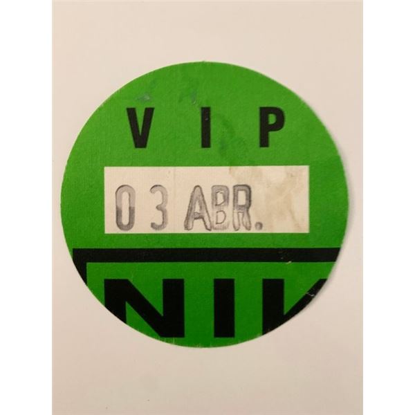 Nine Inch Nails VIP Backstage Pass