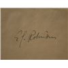 Image 1 : Key Largos Edward G. Robinson signature slip