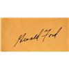 Image 1 : Gerald Ford signature slip