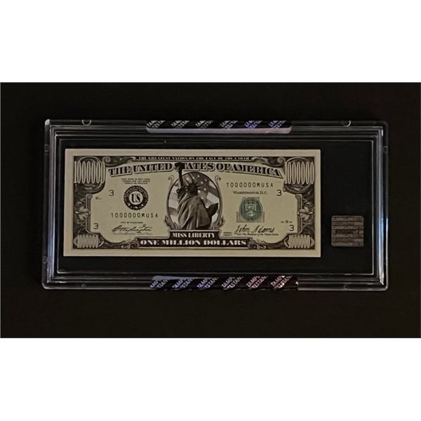 Limited Edition Encapsulated US Statue of Liberty 1000000 Currency